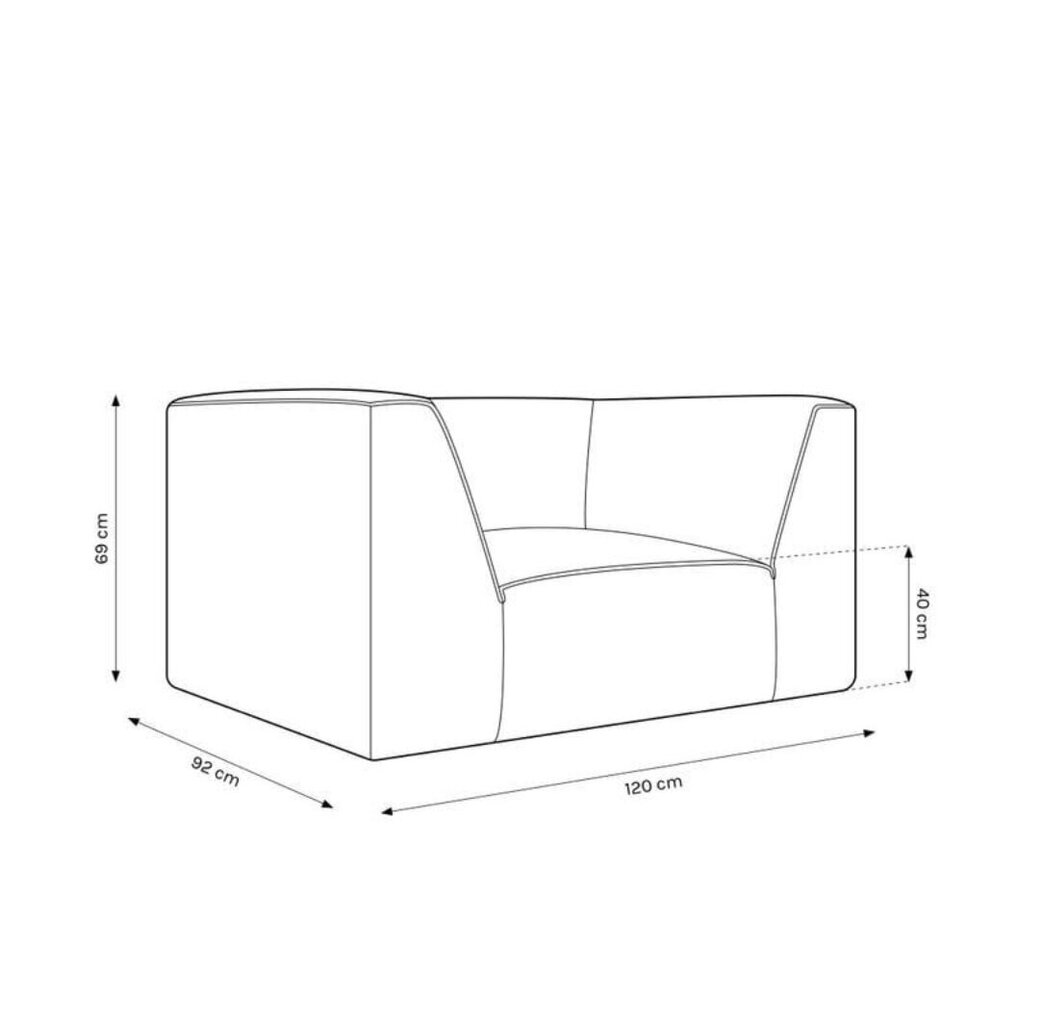 Tugitool Micadoni Home Ruby, kollane hind ja info | Tugitoolid | hansapost.ee