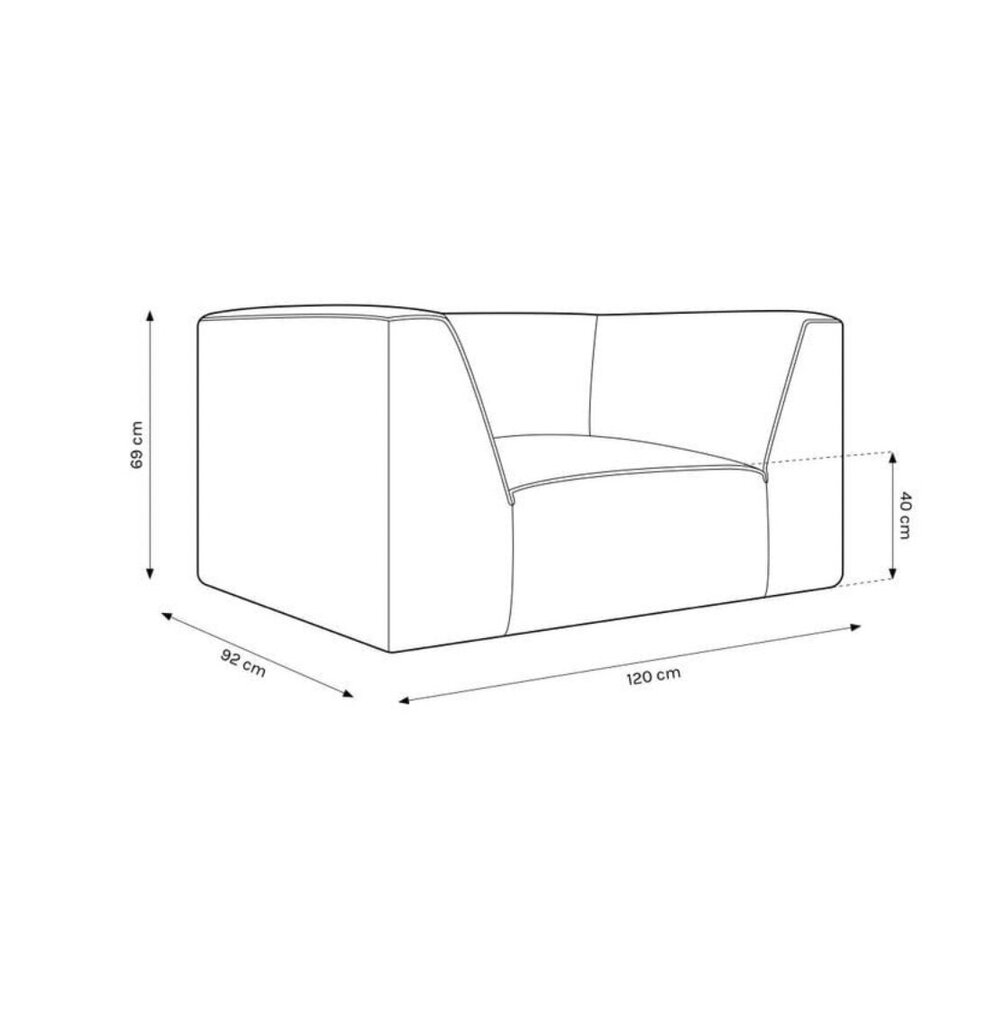 Tugitool Micadoni Home Ruby, roheline hind ja info | Tugitoolid | hansapost.ee