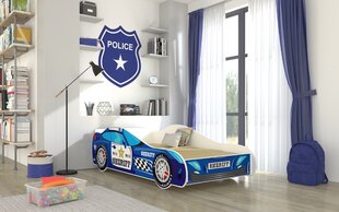 Lastevoodi ADRK Furniture Sheriff, 80x160 cm, sinine hind ja info | Lastevoodid | hansapost.ee