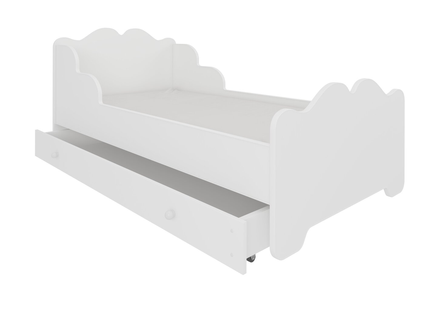 Lastevoodi ADRK Furniture Ximena, 70x140 cm, valge цена и информация | Lastevoodid | hansapost.ee
