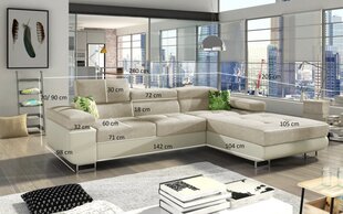 Мягкий угловой диван  Armando, черный цена и информация | Угловые диваны | hansapost.ee