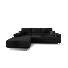 Мягкий угловой диван  Armando, черный цена и информация | Угловые диваны | hansapost.ee