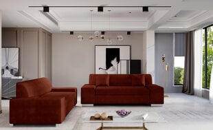 2-osaline pehme mööblikomplekt Porto 2+3, punane цена и информация | Комплекты мягкой мебели | hansapost.ee