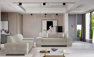Комплект мягкой мебели из 2-х частей Eltap Porto 2+3, бежевого цвета цена и информация | Комплекты мягкой мебели | hansapost.ee