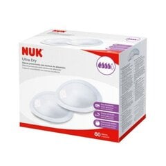 Rinnahoidja padjad Nuk Ultra dry, 60 tk hind ja info | NUK Lastekaubad ja beebikaubad | hansapost.ee