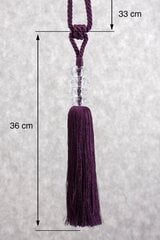 Декоративный шнур 253, длина 69 см, фиолетовый. цена и информация | Другие принадлежности для мебели | hansapost.ee