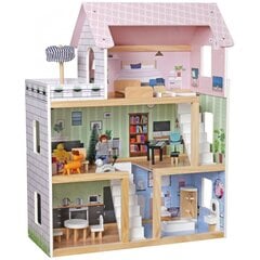 Деревянный кукольный домик с подсветкой Enero цена и информация | Игрушки для девочек | hansapost.ee