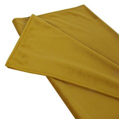 Салфетка на стол Velvet 43x116см, горчично-желтая цена и информация | Скатерти, салфетки | hansapost.ee