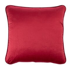 Подушка Velvet 45x45см, бордовый цена и информация | Декоративные подушки и наволочки | hansapost.ee