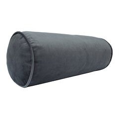 Рулонная подушка VELVET D18x50см, серая цена и информация | Декоративные подушки и наволочки | hansapost.ee