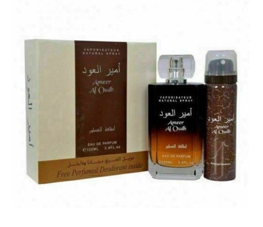 Meeste parfüüm Ameer Al Oud by Lattafa 100 ml + deodorant 50 ml цена и информация | Parfüümid meestele | hansapost.ee