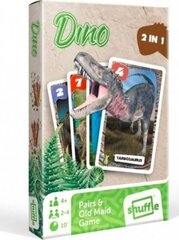 Mäng shuffle Dino 2in1 hind ja info | Lauamängud ja mõistatused perele | hansapost.ee