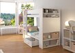 Narivoodi Adrk Furniture Garet, 90x200 cm, valge hind ja info | Lastevoodid | hansapost.ee