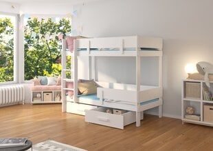 Narivoodi Adrk Furniture Etiona, 80x180 cm, valge цена и информация | Детские кровати | hansapost.ee