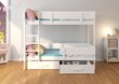 Narivoodi Adrk Furniture Etiona, 80x180 cm, valge/roosa цена и информация | Lastevoodid | hansapost.ee