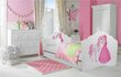 Lastevoodi Adrk Furniture Casimo Princess with horse, 80x160 cm, valge цена и информация | Lastevoodid | hansapost.ee