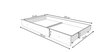 Lastevoodi Adrk Furniture Amadis Car Zagzag, 70x140 cm, valge цена и информация | Lastevoodid | hansapost.ee