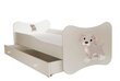 Lastevoodi Adrk Furniture Gonzalo dog, 70x140 cm, valge цена и информация | Lastevoodid | hansapost.ee