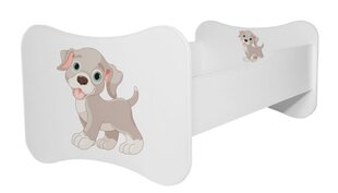 Lastevoodi Adrk Furniture Gonzalo dog, 70x140 cm, valge цена и информация | Детские кровати | hansapost.ee