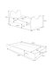 Lastevoodi Adrk Furniture Bear, 70x140 cm, sinine/valge цена и информация | Lastevoodid | hansapost.ee