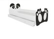Lastevoodi Adrk Furniture Bear, 80x160 cm, valge/must hind ja info | Lastevoodid | hansapost.ee