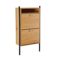 Jalatsikapp Aalborg 55,6x26xH91,5cm, tamm price and information | Shoe cupboards, shoe racks | hansapost.ee