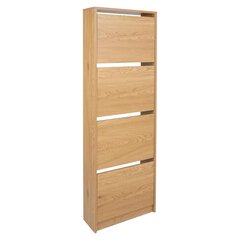 Jalatsikapp Aalborg 49x18xH160cm, tamm price and information | Shoe cupboards, shoe racks | hansapost.ee