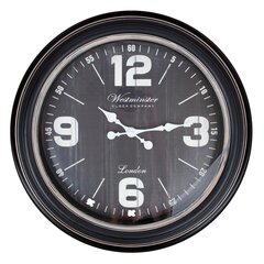 Настенные часы GUSTAV D60см, черные цена и информация | Часы | hansapost.ee