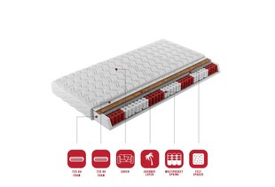 Madrats Dako, 200x200 cm, valge price and information | Mattresses | hansapost.ee