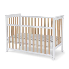 Детская кроватка Nordbaby Leolia, 60x120, белый цвет цена и информация | Детские кроватки | hansapost.ee