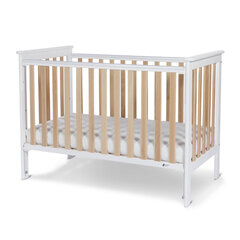 Детская кроватка Nordbaby Leolia, 60x120, белый цвет цена и информация | Детские кроватки | hansapost.ee