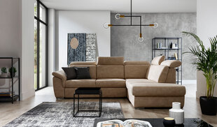 Мягкий угловой диван Loreto, коричневый цена и информация | Угловые диваны | hansapost.ee