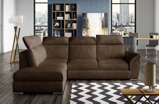 Мягкий угловой диван Loreto, коричневый цена и информация | Угловые диваны | hansapost.ee