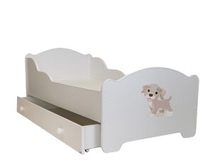 Детская кровать ADRK Furniture Amadis Dog 80x160 см, белый цвет цена и информация | Детские кровати | hansapost.ee