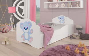 Lastevoodi Adrk Furniture Casimo Bear, 80x160 cm, valge цена и информация | Детские кровати | hansapost.ee