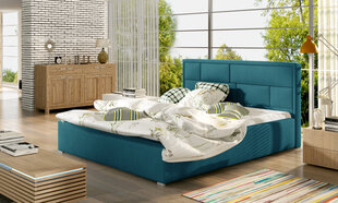 Кровать Latina, 200x200 см, синий цвет цена и информация | Кровати | hansapost.ee