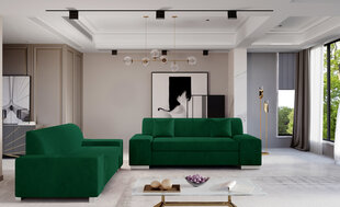 Diivanikomplekt Porto 2+3, roheline, 2-osaline цена и информация | Комплекты мягкой мебели | hansapost.ee