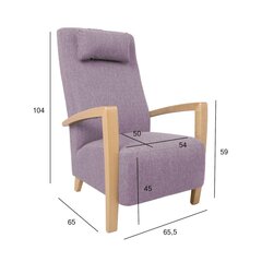 Tugitool Home4You Venla, roosa price and information | Armchairs | hansapost.ee