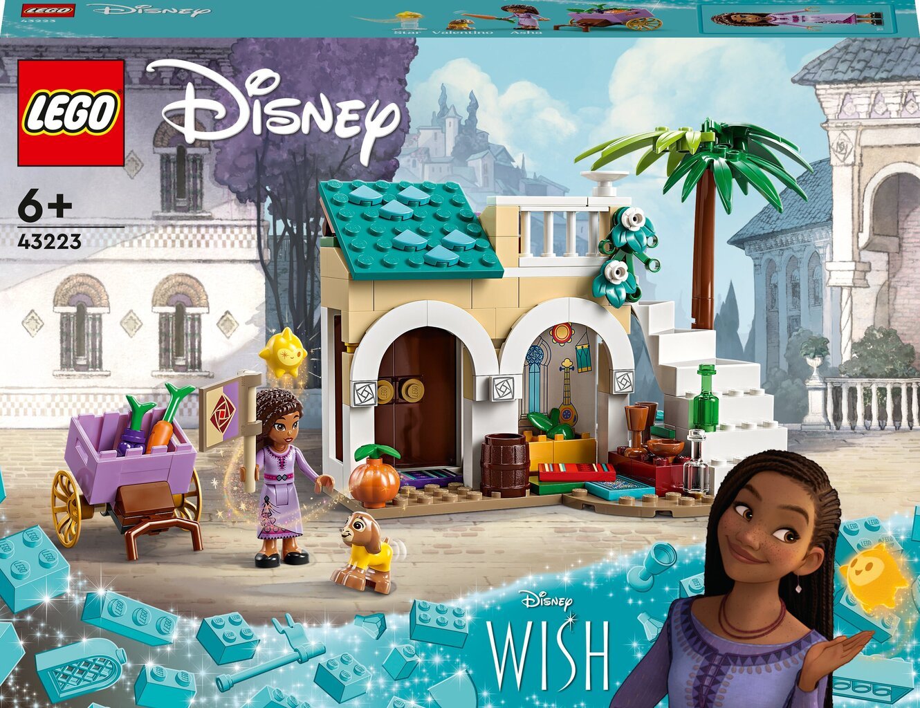 43223 Lego® Disney Asha Rosas linnas hind ja info | Klotsid ja konstruktorid | hansapost.ee