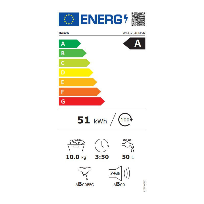 Bosch WGG2540MSN hind ja info | Pesumasinad | hansapost.ee