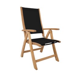Садовый стул Bali, черный цена и информация |  Садовые стулья, кресла, пуфы | hansapost.ee