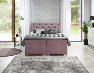 Кровать NORE Balvin, 160x200 см, розовый цвет цена и информация | Кровати | hansapost.ee