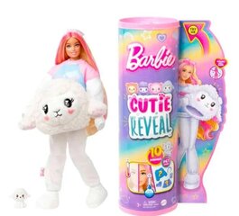 Figuur nukk Barbie Cutie Reveal üllatus valge lammas + aksessuaarid hind ja info | Mänguasjad tüdrukutele | hansapost.ee