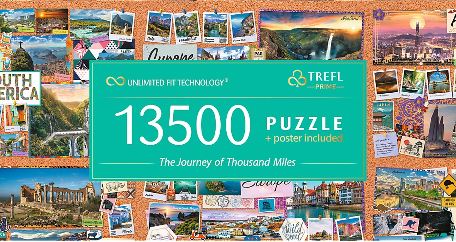 Puzzle Trefl Tuhande miili teekond 13500 tk цена и информация | Pusled lastele ja täiskasvanutele | hansapost.ee