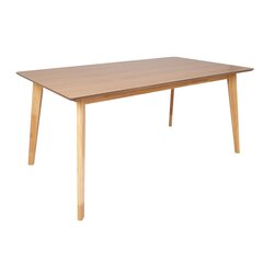 Стол обеденный Lena 160 x 90 x 74 см, дуб цена и информация | Кухонные и обеденные столы | hansapost.ee