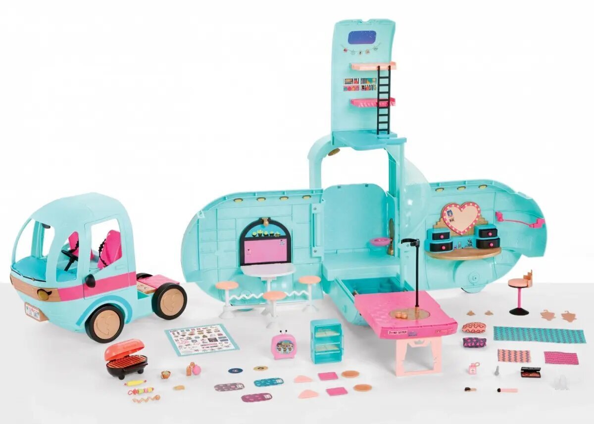 Mängukomplekt "L.O.L. Surprise Glam N Go Camper" hind ja info | Mänguasjad tüdrukutele | hansapost.ee