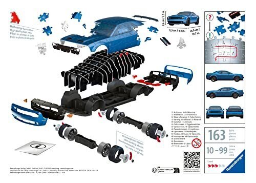 3D pusleauto Ravensburger, 108 tk цена и информация | Pusled lastele ja täiskasvanutele | hansapost.ee