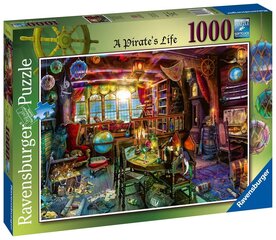 Ravensburgeri pusle Piraadi elu! 1000tk 16755 hind ja info | Pusled lastele ja täiskasvanutele | hansapost.ee