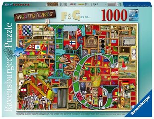 Ravensburgeri pusle Vinge tähestik "f" ja "g" 1000tk 16761 hind ja info | Pusled lastele ja täiskasvanutele | hansapost.ee