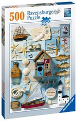 Ravensburgeri pusle Maritime Flair 500tk 16588 hind ja info | Pusled lastele ja täiskasvanutele | hansapost.ee